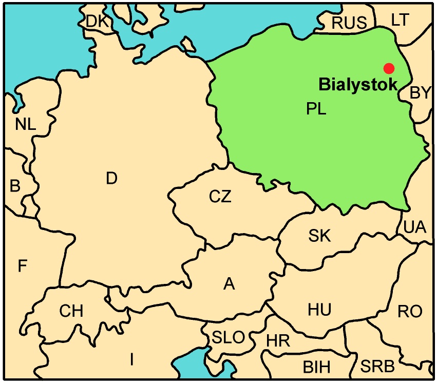 Map of Poland 2003